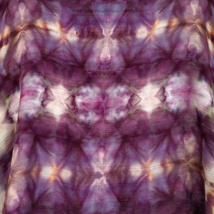 Scarf, Handwoven, Magic Plum Shibori