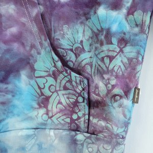 S Zip-Up Viscose Hoodie, Cosmic Mandala