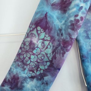 S Zip-Up Viscose Hoodie, Cosmic Mandala