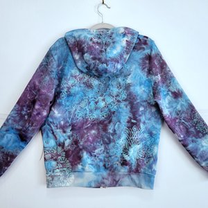 S Zip-Up Viscose Hoodie, Cosmic Mandala