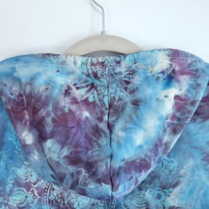 S Zip-Up Viscose Hoodie, Cosmic Mandala