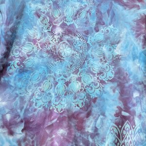 S Zip-Up Viscose Hoodie, Cosmic Mandala