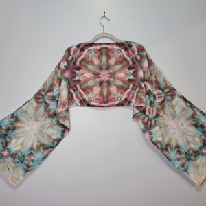 Scarf, Bamboo, Stormy Skies