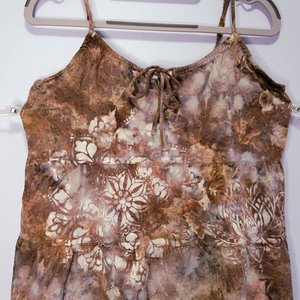 S Strappy Cami Tank, Tea Leaf Mandala