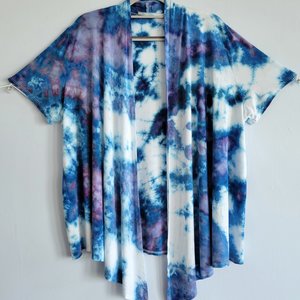 2X Waterfall Short Sleeve Cardigan, Mitosis