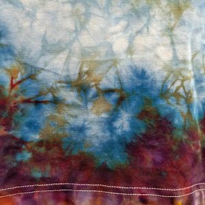 XXL Tall Bamboo V-neck, Strawberry Skies Mitosis