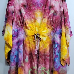 L/XL Kimono Sleeve Top, Sunset