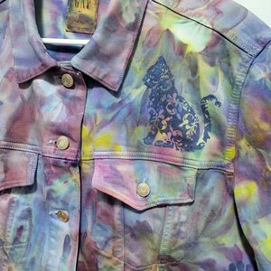 XXL Gap Denim Jacket, Strawberry Cats