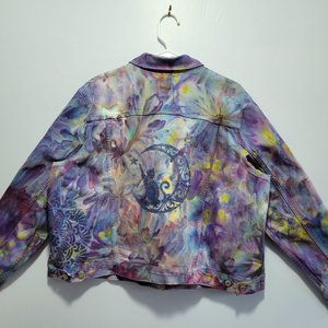 XXL Gap Denim Jacket, Strawberry Cats