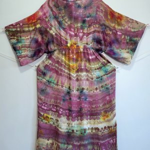 L Kimono Sleeve Robe, Purple Magic