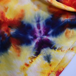 L/XL Kimono Sleeve Top, Orchid Flame