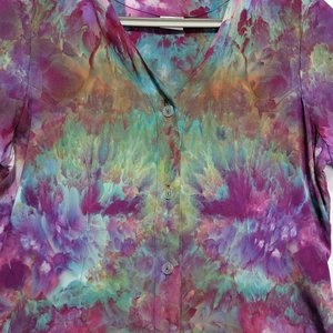 L Button-Up Dress, Defiance Flora