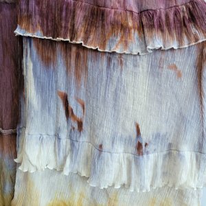 S/M Ruffled Duster, Antique Plum
