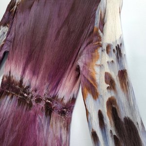 S/M Ruffled Duster, Antique Plum