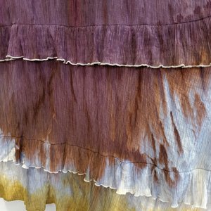 S/M Ruffled Duster, Antique Plum