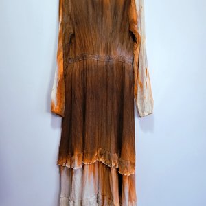 L Ruffled Duster, Cedar