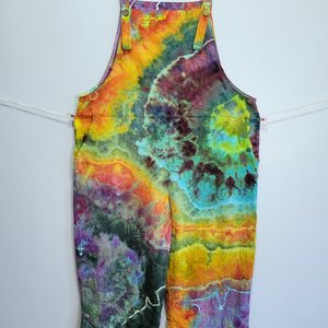 XL Romper, Capri Length, Rainbow Geode