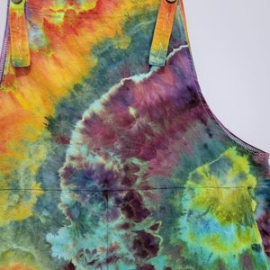 XL Romper, Capri Length, Rainbow Geode