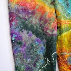 XL Romper, Capri Length, Rainbow Geode
