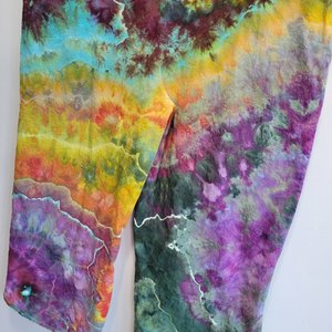 XL Romper, Capri Length, Rainbow Geode