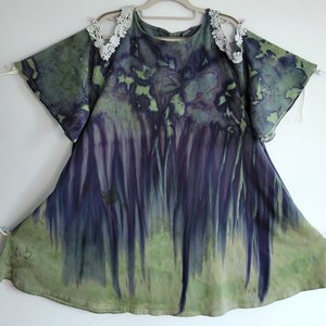 XXL Swing Cold-Shoulder Tunic, Space Gravity