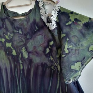 XXL Swing Cold-Shoulder Tunic, Space Gravity