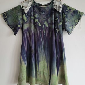 XXL Swing Cold-Shoulder Tunic, Space Gravity