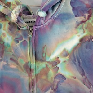 L Oversized Zip-up Hoodie, Strawberry Skies