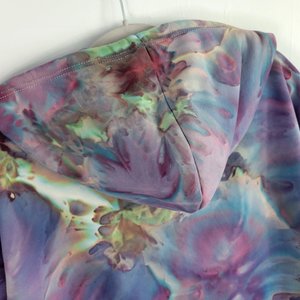 L Oversized Zip-up Hoodie, Strawberry Skies