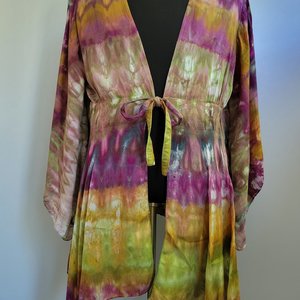 2X Kimono Sleeve Top, Earth Mother