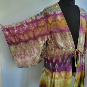 2X Kimono Sleeve Top, Earth Mother