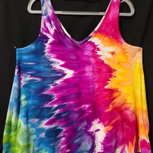 L Luxe Tank, Rainbow Twist