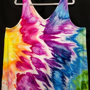 XXL Tall Luxe Tank, Rainbow Twist