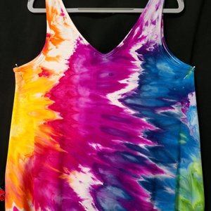 L Luxe Tank, Rainbow Twist