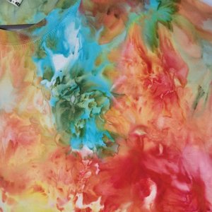 4X T-shirt, Rainbow Watercolor