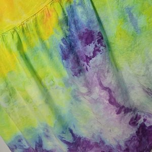 L Cami Maxi Dress, Rainbow Watercolor