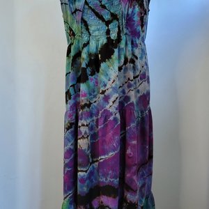 XL Flutter Sleeve Dress, Abalone