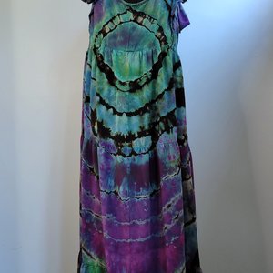 XL Flutter Sleeve Dress, Abalone