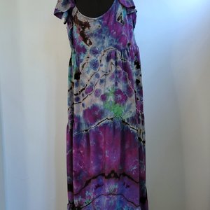 XL Flutter Sleeve Dress, Abalone