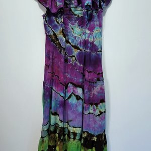 XS Flutter Sleeve Dress, Abalone