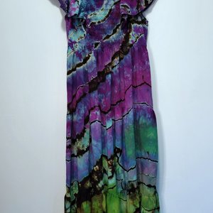 XS Flutter Sleeve Dress, Abalone