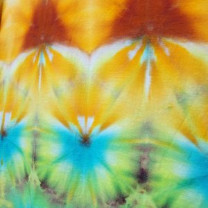 L Hooded T-shirt, Fall Shibori