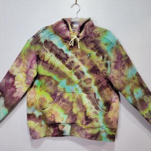 M Herringbone Hoodie, Venomous Plum