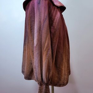 L Poet's Blouse, Plum Port