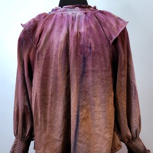 L Poet's Blouse, Plum Port