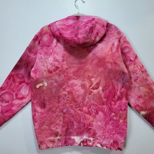 Youth XL Hoodie, Pink Watercolor