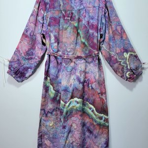 XL Double Gauze Dress, Strawberry Skies
