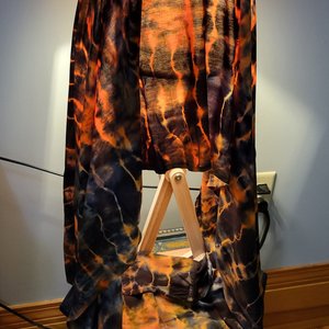 Infinity Scarf, Rayon, Lava