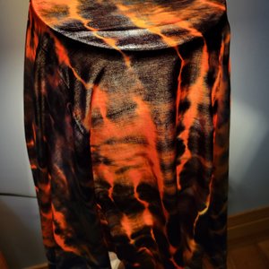 Infinity Scarf, Rayon, Lava