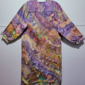 M/L Double Gauze Dress, Strawberry Dragon